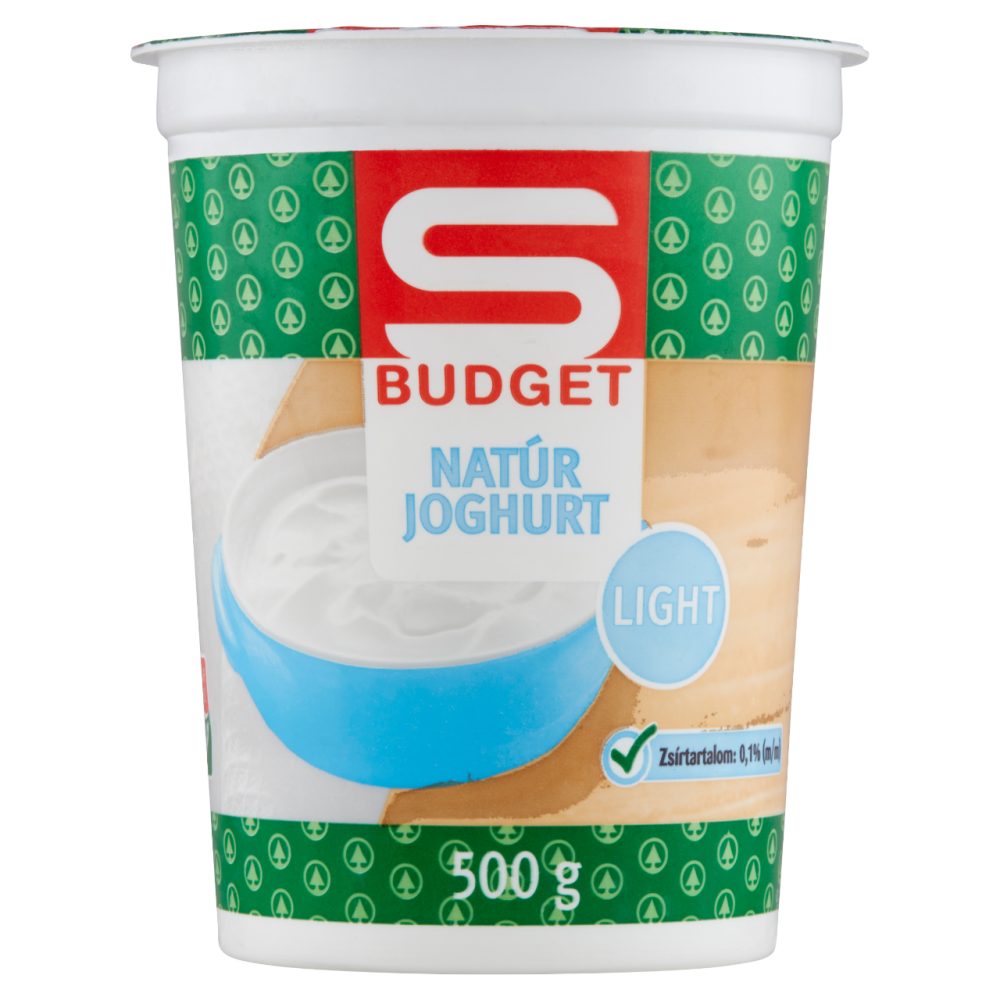 S-Budget natúr joghurt light 500g